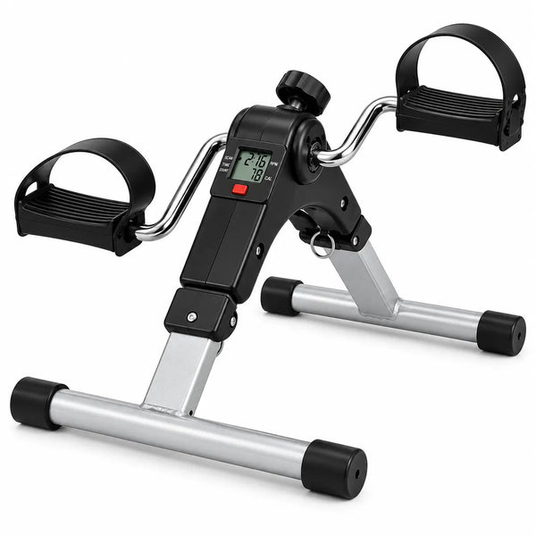 Mini Bicicleta Ergométrica para Fisioterapia de Pernas e Braços Com Monitor LCD