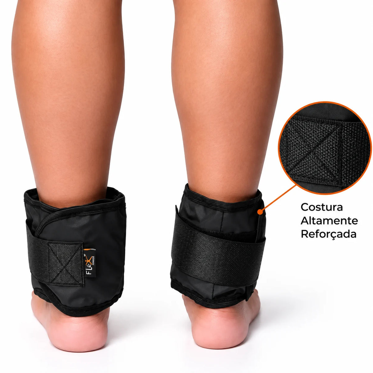 Caneleira Com Peso de 1kg e Velcro Ajustável