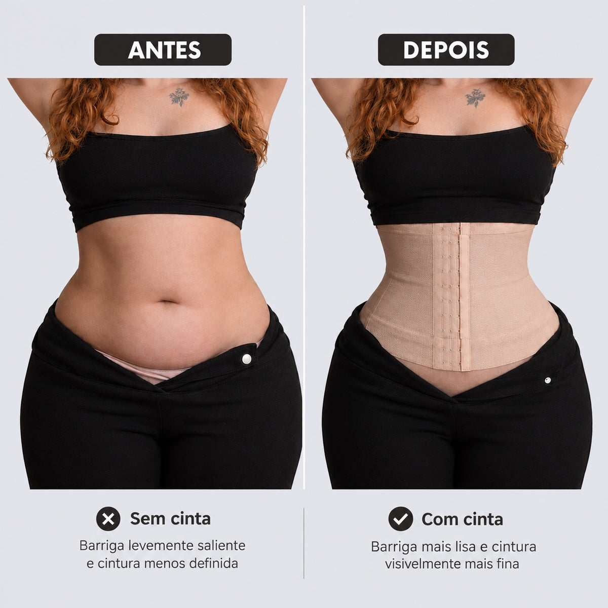 Cinta Modeladora GYM Fit de Alta Compressão - Afina e Modela Cintura